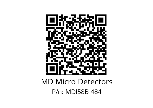  MDI58B800Z5/30L10SXPR MD Micro Detectors MDI58B 484