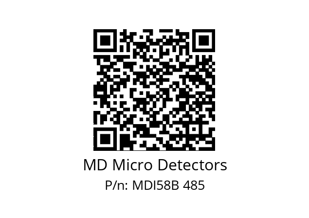  MDI58B900Z5/30L10SXPR MD Micro Detectors MDI58B 485