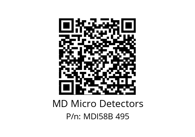  MDI58B2048Z5/30L10SXPR MD Micro Detectors MDI58B 495