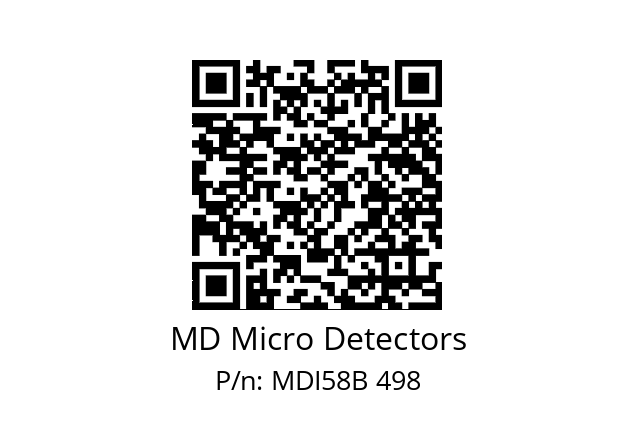  MDI58B120S5/30P6XXPA MD Micro Detectors MDI58B 498