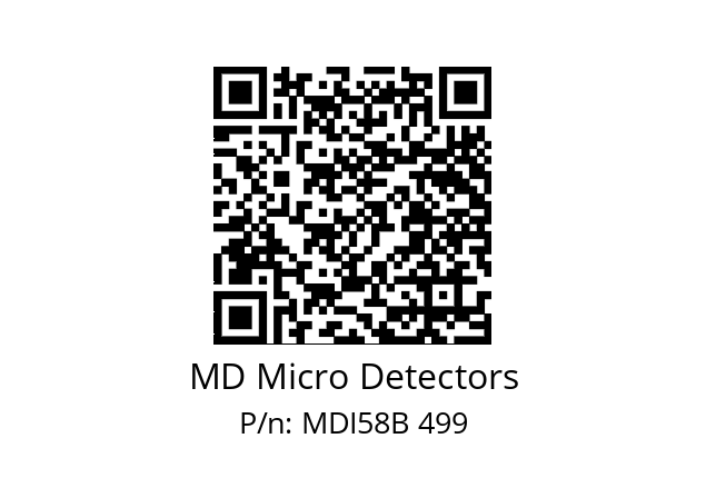  MDI58B128S5/30P6XXPA MD Micro Detectors MDI58B 499