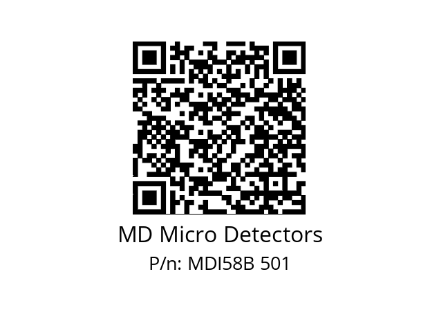  MDI58B200S5/30P6XXPA MD Micro Detectors MDI58B 501