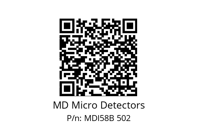  MDI58B240S5/30P6XXPA MD Micro Detectors MDI58B 502