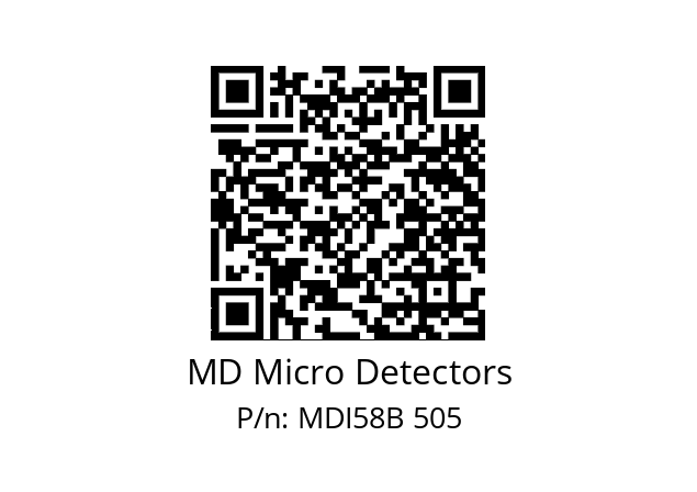  MDI58B300S5/30P6XXPA MD Micro Detectors MDI58B 505