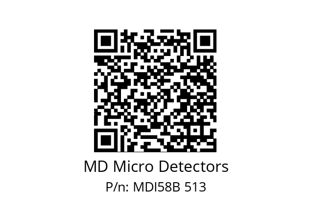  MDI58B720S5/30P6XXPA MD Micro Detectors MDI58B 513