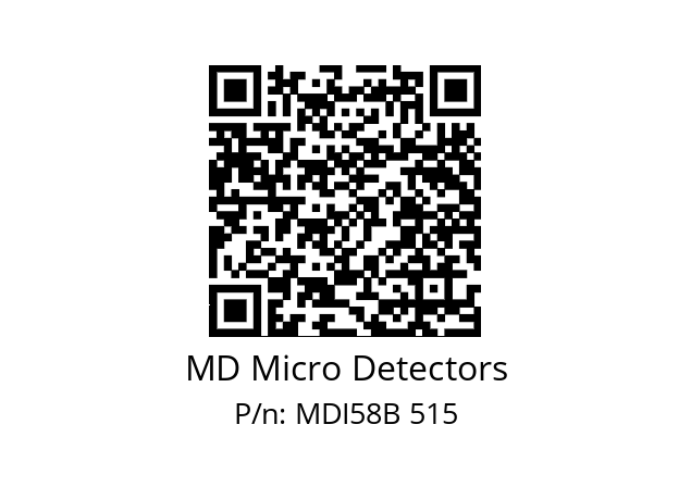  MDI58B800S5/30P6XXPA MD Micro Detectors MDI58B 515