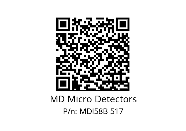  MDI58B1000S5/30P6XXPA MD Micro Detectors MDI58B 517