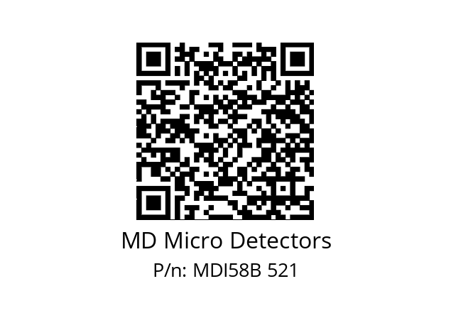  MDI58B1440S5/30P6XXPA MD Micro Detectors MDI58B 521