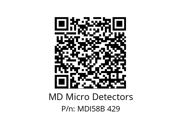  MDI58B1500Z5/30L6SXPR MD Micro Detectors MDI58B 429