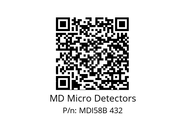  MDI58B2000Z5/30L6SXPR MD Micro Detectors MDI58B 432