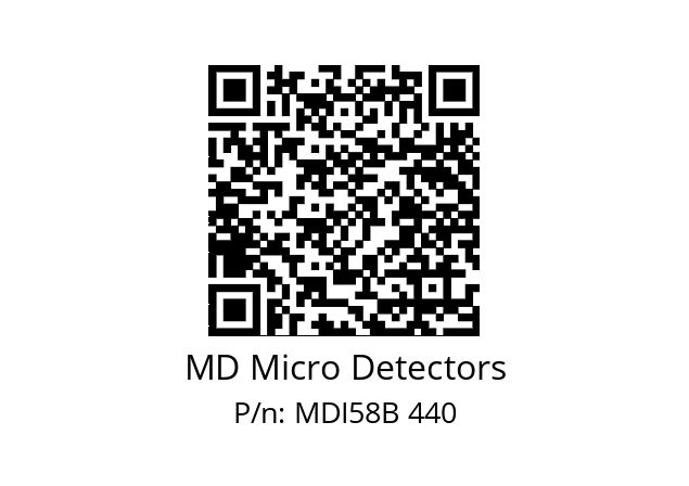  MDI58B240S5/30L10SXPR MD Micro Detectors MDI58B 440