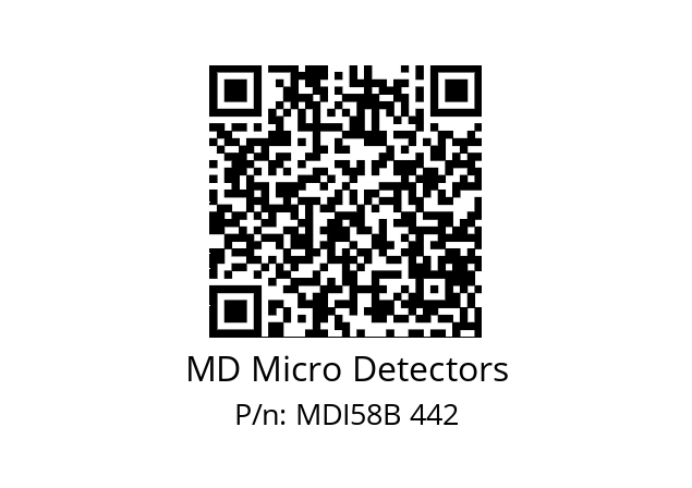  MDI58B256S5/30L10SXPR MD Micro Detectors MDI58B 442