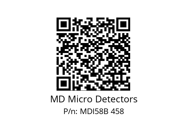  MDI58B1250S5/30L10SXPR MD Micro Detectors MDI58B 458