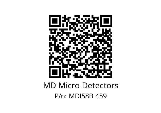  MDI58B1440S5/30L10SXPR MD Micro Detectors MDI58B 459