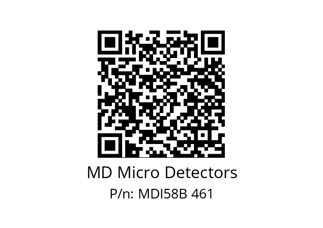  MDI58B1600S5/30L10SXPR MD Micro Detectors MDI58B 461