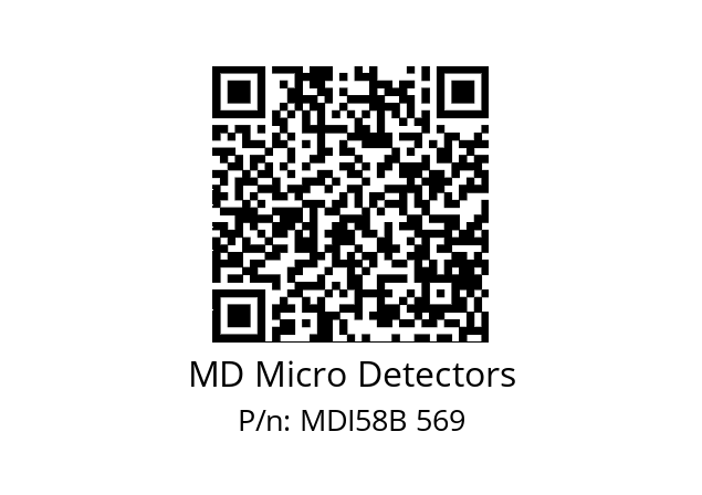  MDI58B400S5/30P10XXPA MD Micro Detectors MDI58B 569