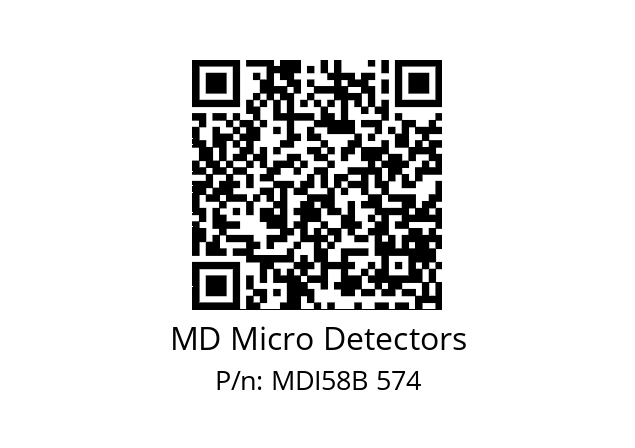  MDI58B625S5/30P10XXPA MD Micro Detectors MDI58B 574