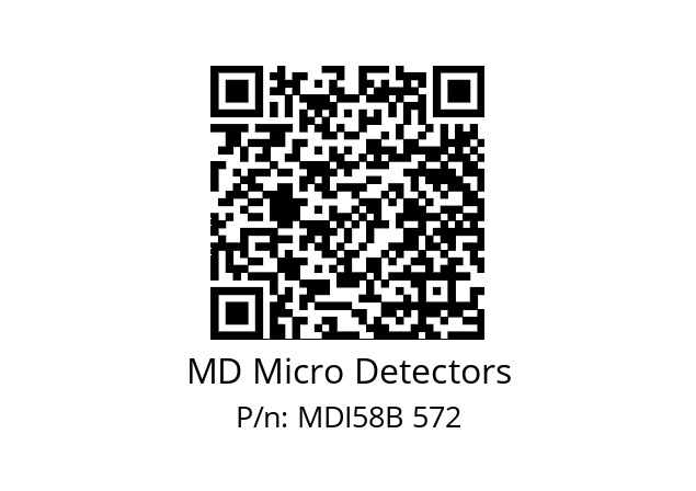  MDI58B512S5/30P10XXPA MD Micro Detectors MDI58B 572