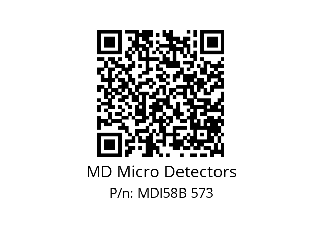  MDI58B600S5/30P10XXPA MD Micro Detectors MDI58B 573