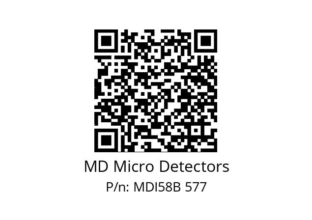  MDI58B800S5/30P10XXPA MD Micro Detectors MDI58B 577