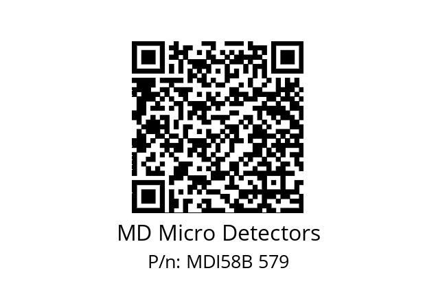  MDI58B1000S5/30P10XXPA MD Micro Detectors MDI58B 579