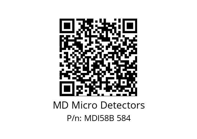  MDI58B1500S5/30P10XXPA MD Micro Detectors MDI58B 584