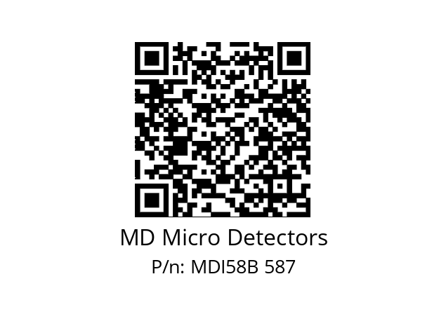  MDI58B2000S5/30P10XXPA MD Micro Detectors MDI58B 587