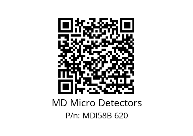  MDI58B2500Z5/30P10XXPA MD Micro Detectors MDI58B 620