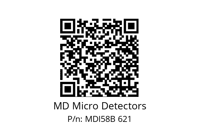  MDI58B100S5/30P6SXPA MD Micro Detectors MDI58B 621