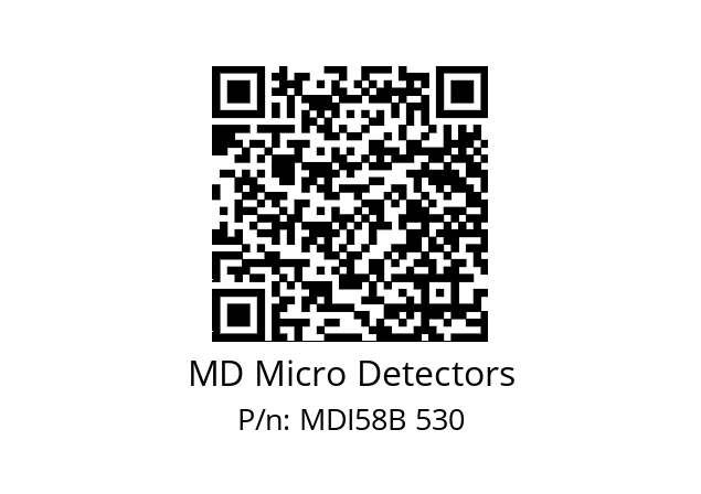  MDI58B128Z5/30P6XXPA MD Micro Detectors MDI58B 530