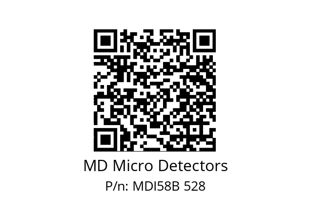  MDI58B100Z5/30P6XXPA MD Micro Detectors MDI58B 528