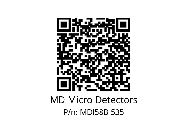  MDI58B256Z5/30P6XXPA MD Micro Detectors MDI58B 535