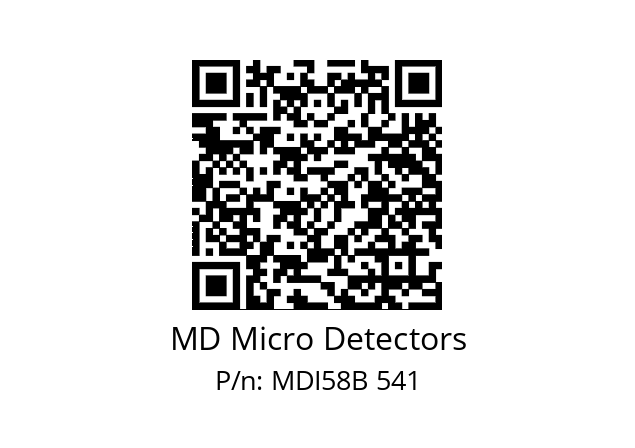  MDI58B512Z5/30P6XXPA MD Micro Detectors MDI58B 541