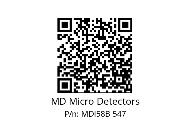  MDI58B900Z5/30P6XXPA MD Micro Detectors MDI58B 547