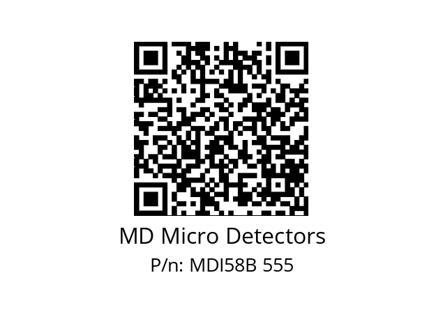  MDI58B1800Z5/30P6XXPA MD Micro Detectors MDI58B 555