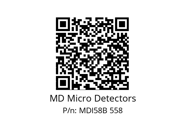  MDI58B2500Z5/30P6XXPA MD Micro Detectors MDI58B 558