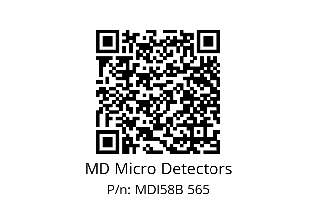  MDI58B250S5/30P10XXPA MD Micro Detectors MDI58B 565