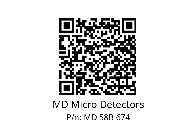  MDI58B1200Z5/30P6SXPA MD Micro Detectors MDI58B 674