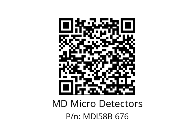  MDI58B1440Z5/30P6SXPA MD Micro Detectors MDI58B 676