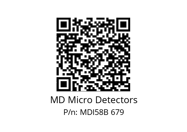  MDI58B1800Z5/30P6SXPA MD Micro Detectors MDI58B 679