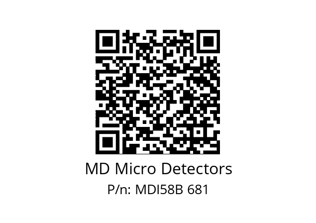  MDI58B2048Z5/30P6SXPA MD Micro Detectors MDI58B 681