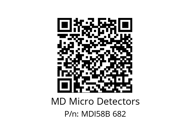  MDI58B2500Z5/30P6SXPA MD Micro Detectors MDI58B 682