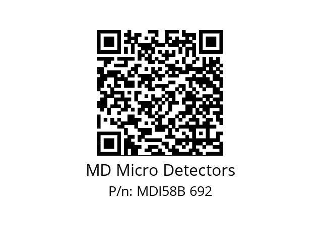  MDI58B360S5/30P10SXPA MD Micro Detectors MDI58B 692