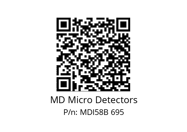  MDI58B500S5/30P10SXPA MD Micro Detectors MDI58B 695