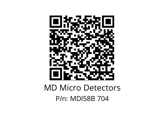  MDI58B1024S5/30P10SXPA MD Micro Detectors MDI58B 704