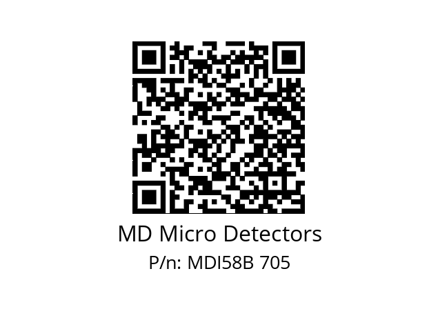  MDI58B1200S5/30P10SXPA MD Micro Detectors MDI58B 705