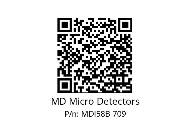  MDI58B1600S5/30P10SXPA MD Micro Detectors MDI58B 709