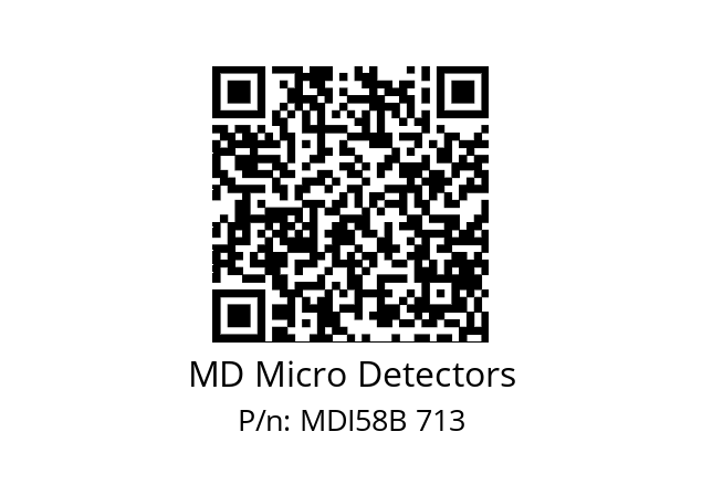  MDI58B2500S5/30P10SXPA MD Micro Detectors MDI58B 713