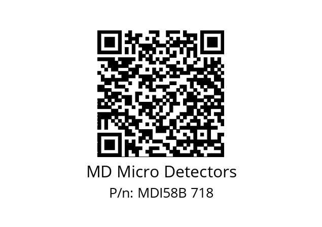  MDI58B200Z5/30P10SXPA MD Micro Detectors MDI58B 718