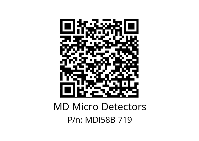  MDI58B240Z5/30P10SXPA MD Micro Detectors MDI58B 719